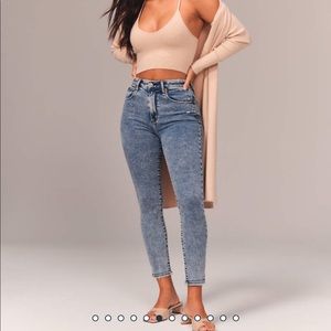 Curve Love High Rise Super Skinny Ankle Jeans